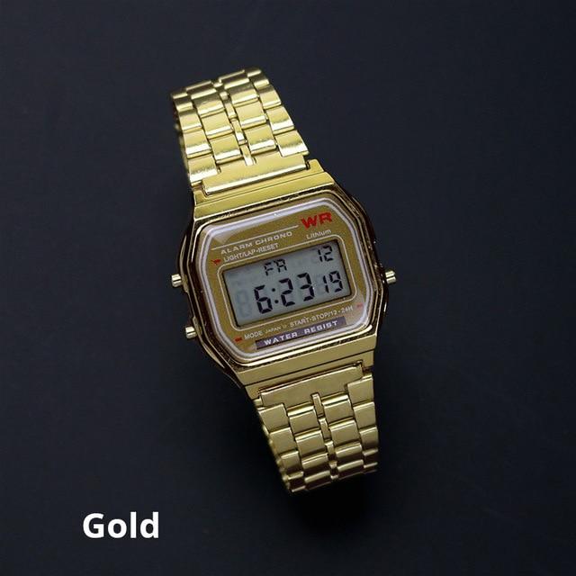 Relógio Classic Casio Model WR 2021 relógio 001 AmploTech Ouro