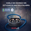 🎧 XG99 AI — 2 AURICULARES TRADUCTORES + CABLE DE CARGA + ¡REGALO EXCLUSIVO SOLO HOY! 🔥