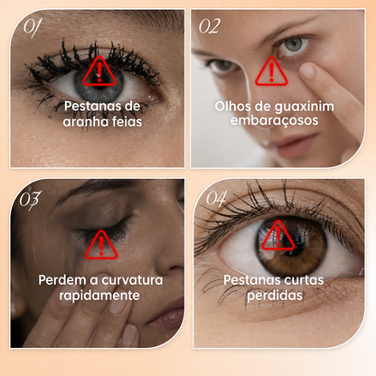 🥳PROMOÇÃO QUENTE DE 2026🥳💞Mais de 50 mil unidades vendidas!👁️✨ Cílios lindos o dia todo, à prova de manchas! Rímel à prova d'água com fibras para um volume natural. 💖💃