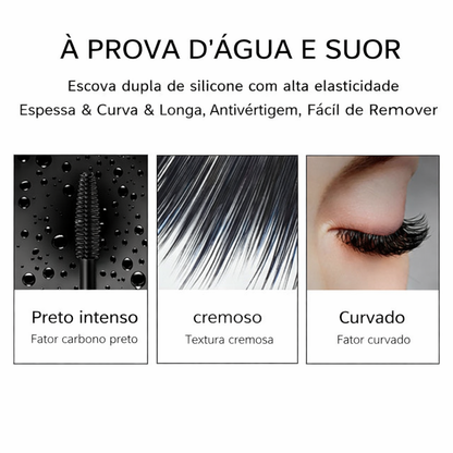 🥳PROMOÇÃO QUENTE DE 2026🥳💞Mais de 50 mil unidades vendidas!👁️✨ Cílios lindos o dia todo, à prova de manchas! Rímel à prova d'água com fibras para um volume natural. 💖💃