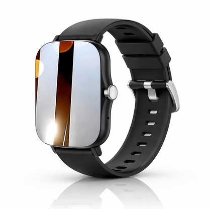Smartwatch À Prova de Água com Chamadas e Mensagens, Monitorização do Sono, Contador de Passos e Notificações para iPhone e Android