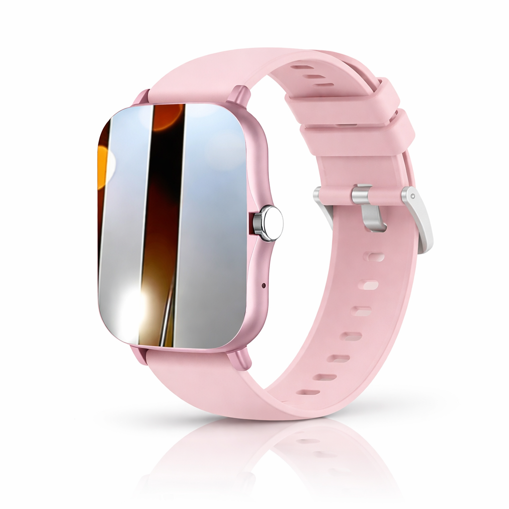 Smartwatch À Prova de Água com Chamadas e Mensagens, Monitorização do Sono, Contador de Passos e Notificações para iPhone e Android