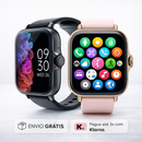 Smartwatch À Prova de Água com Chamadas e Mensagens, Monitorização do Sono, Contador de Passos e Notificações para iPhone e Android