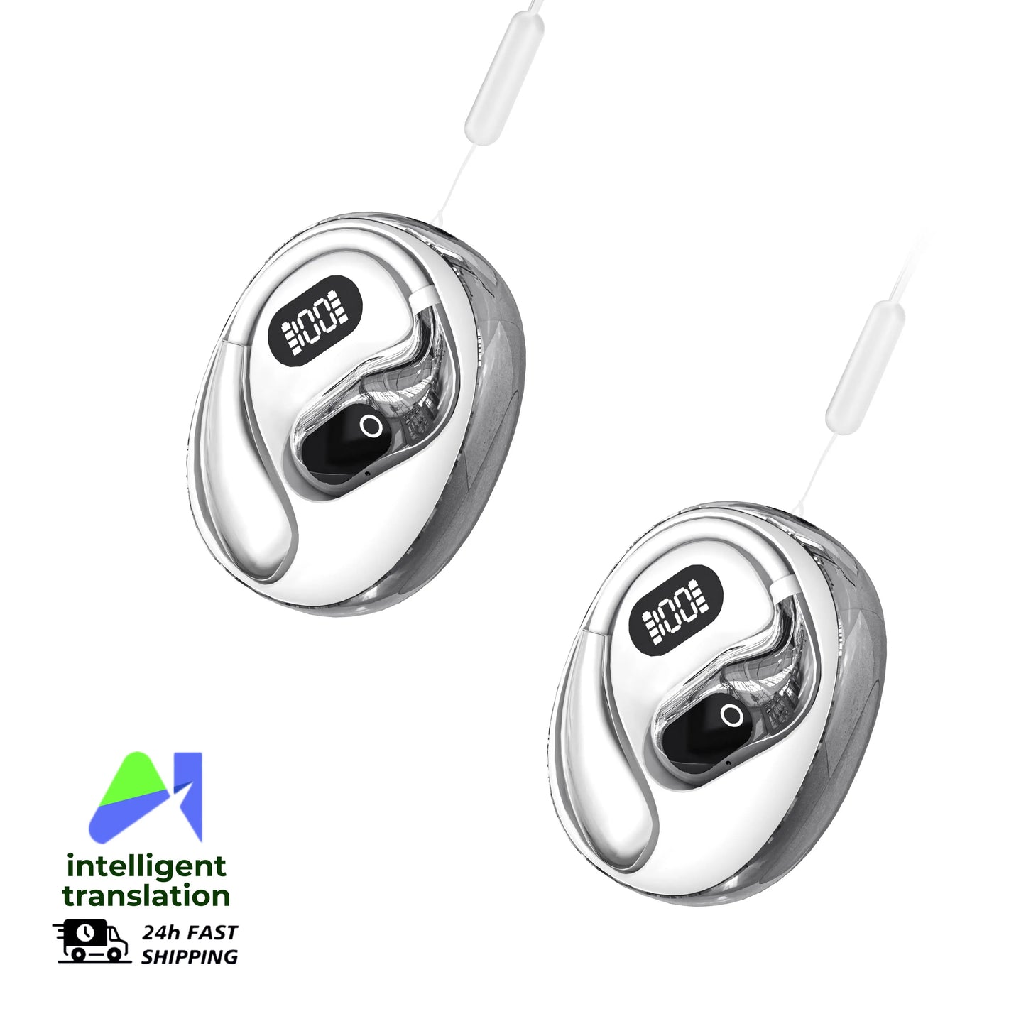 🎧 XG99 AI — 2 AURICULARES TRADUCTORES + CABLE DE CARGA + ¡REGALO EXCLUSIVO SOLO HOY! 🔥