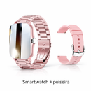 Smartwatch À Prova de Água com Chamadas e Mensagens, Monitorização do Sono, Contador de Passos e Notificações para iPhone e Android