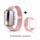 Smartwatch À Prova de Água com Chamadas e Mensagens, Monitorização do Sono, Contador de Passos e Notificações para iPhone e Android