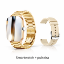 Smartwatch À Prova de Água com Chamadas e Mensagens, Monitorização do Sono, Contador de Passos e Notificações para iPhone e Android