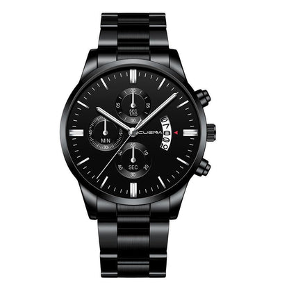 Relógio Masculino Cuena Estilo Inox - Luxury Watch relógio 019 AmploTech Preto 