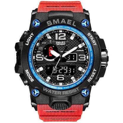 Relógio Smael Shock - Militar Watch relógio 032 AmploTech Azul e Vermelho 